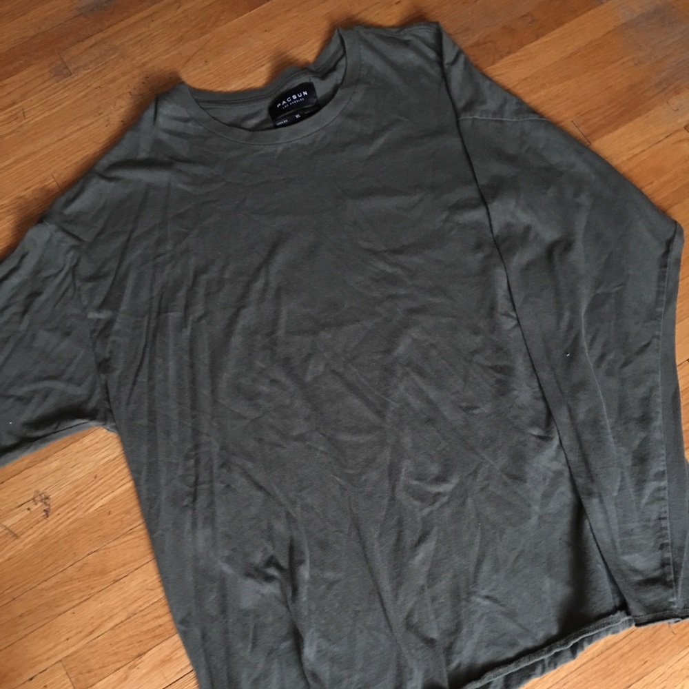 PacSun Olive Light-Weight Long Sleeve